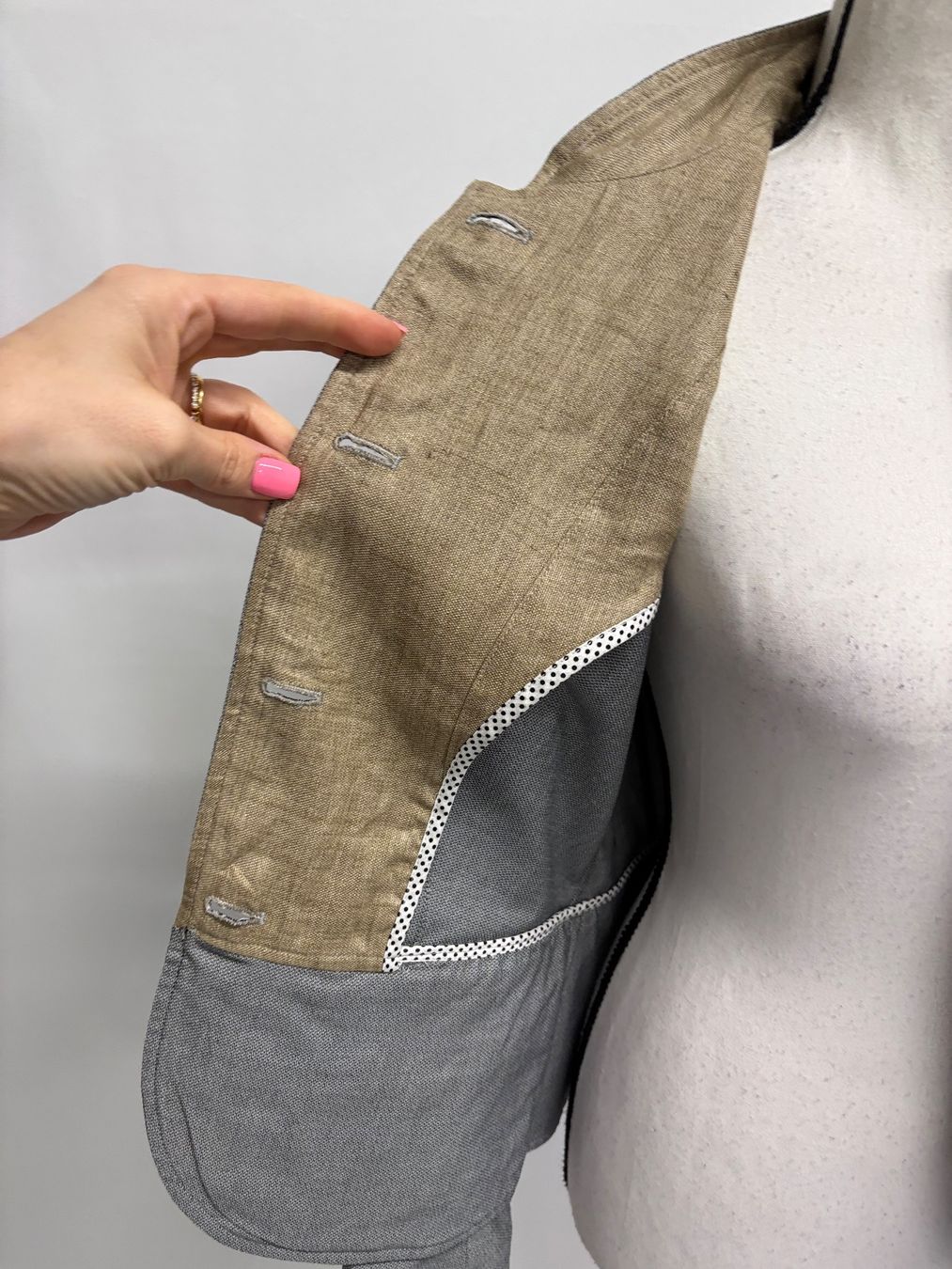 Jacken: Luis Trenker Blazer grau Baumwolle Leinen 36 – Neu (gemäss Beschreibung) aus Regensdorf von secondchancefashion 5