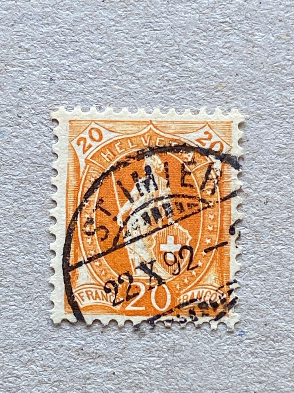 Tutti i francobolli: 66C, St Imier – Usato da Aarau venduto da hilde47