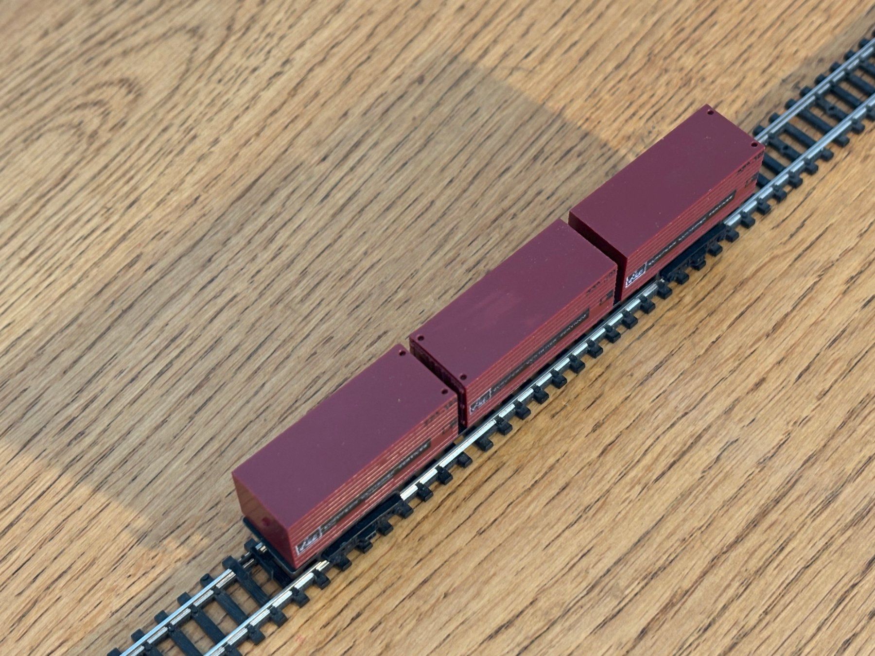 Modellini di ferrovie: L2354: Containerwagen (Spur N) – Usato da Birsfelden venduto da Birs_25 4