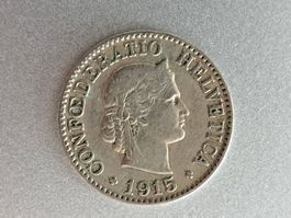 10 Rappen, Jahrgang 1915