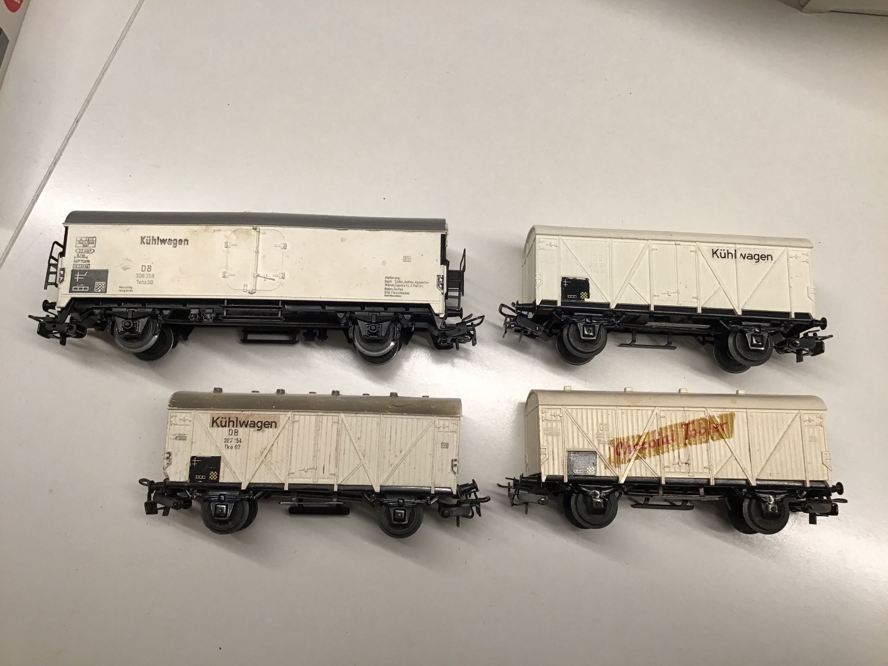 Märklin Modelleisenbahnen: 4x H0 Kühlwagen, Märklin – Gebraucht aus Männedorf von Spezial-Modelle