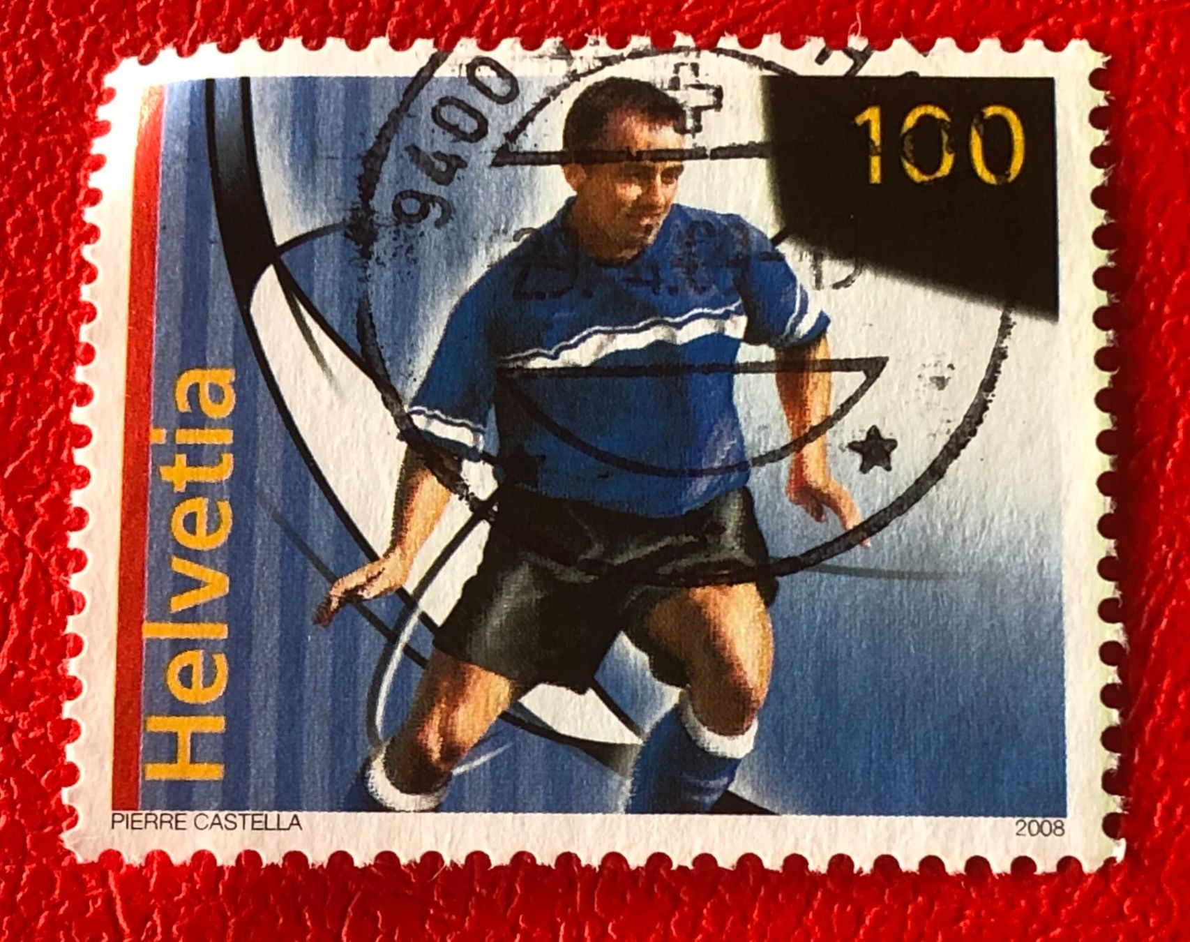 Tutti i francobolli: Nr.1265 Aktivfussball 2008  mit Stempel   – Usato da Aarau venduto da Billa007