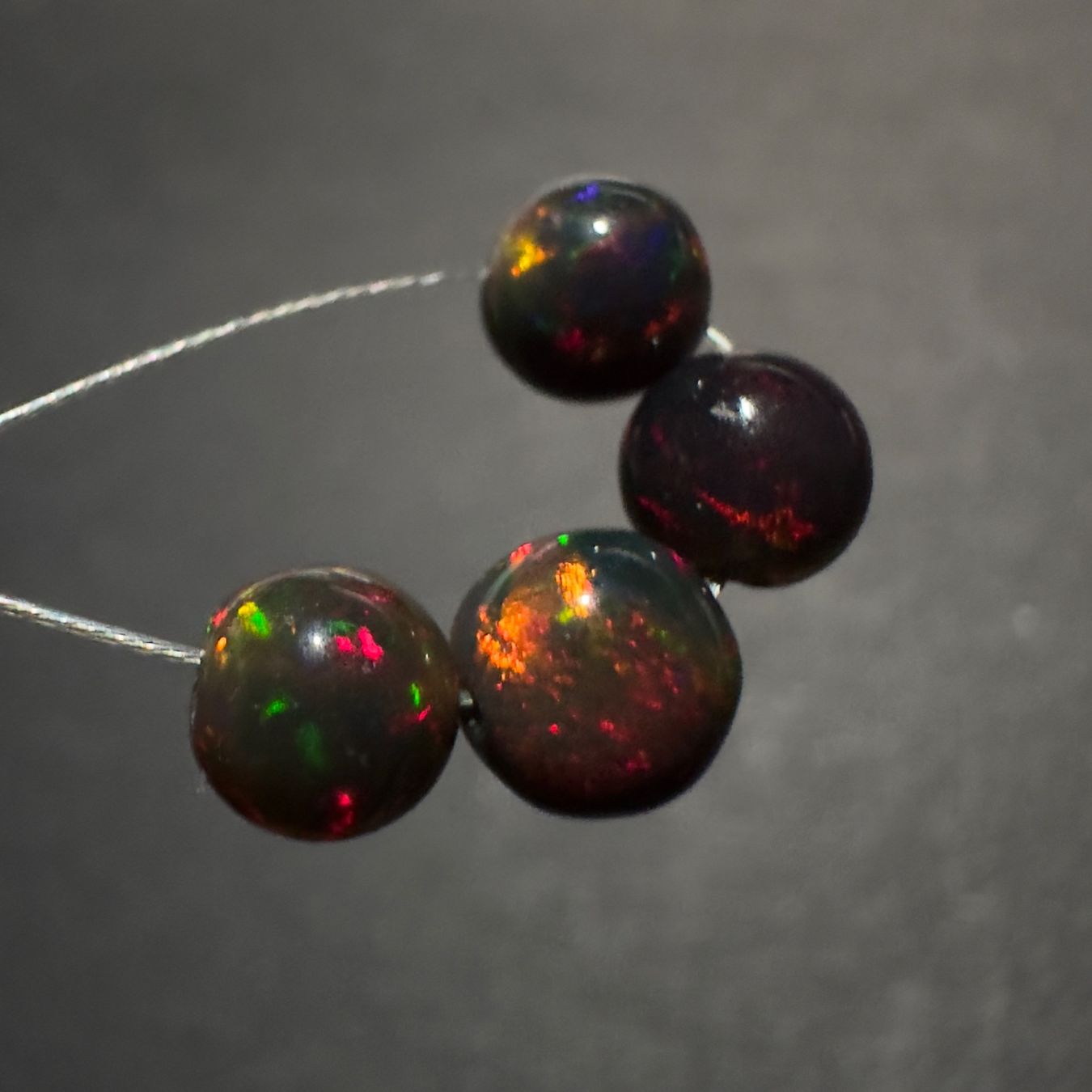 Pietre preziose: 2.97 ct - Natural Ethiopian Opal Beads - 4 Pcs – Nuovo (secondo la descrizione) da Zürich venduto da Yoohooz 7