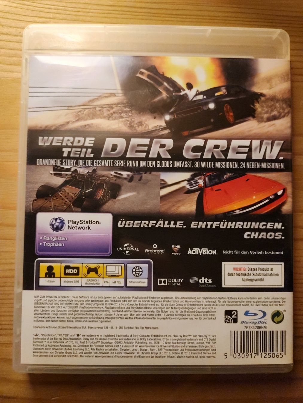 Spiele: PS3 - Fast & Furious Showdown – Gebraucht aus Kandergrund von BSD83 1