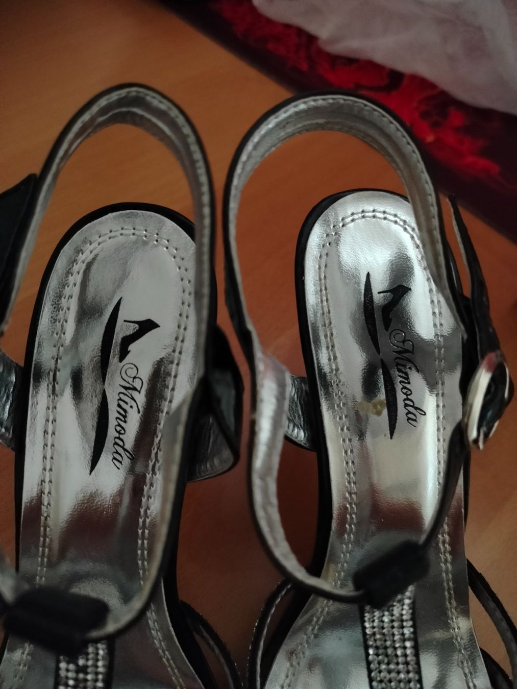 Scarpe da uomo: Tacchi Mimoda neri con strass - eleganti 37 – Usato da Chiasso venduto da Sasy2001 2
