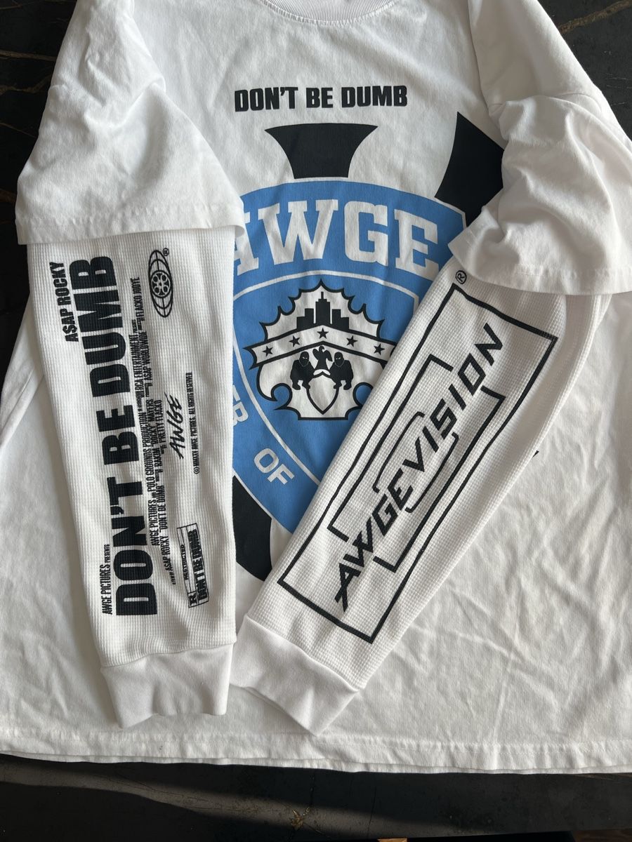T-shirt: ASAP Rocky Dont be dumb longsleeve L – Nuovo e nell'imballaggio originale da Lyss venduto da lio_9dvs 2