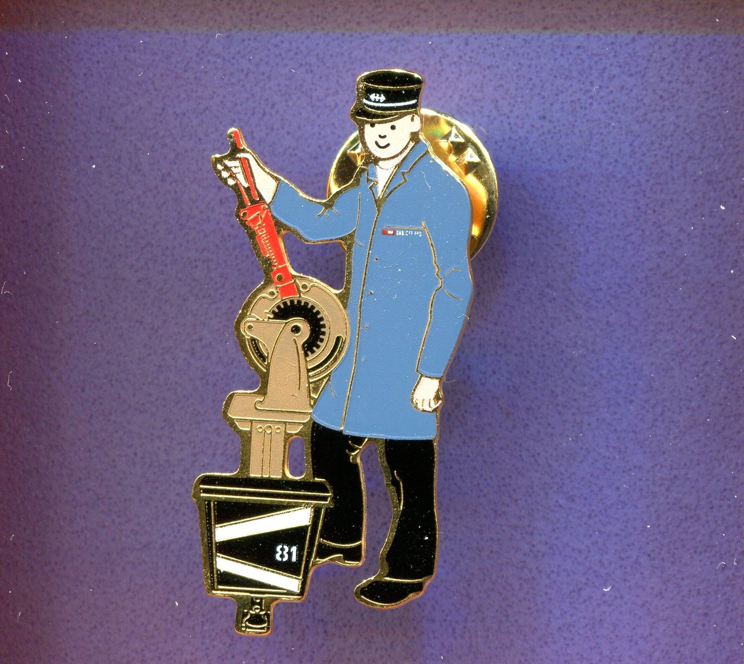 Placchette & Badge: Schmid-Müller  L'AIGUILLEUR  Lim.750 – Usato da Winterthur venduto da Sammleroase