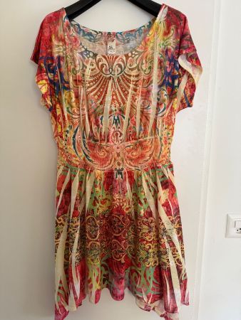 SOMMER KLEID TUNIKA LANGES SHIRT GR.L WUNDERSCHÖN!!!