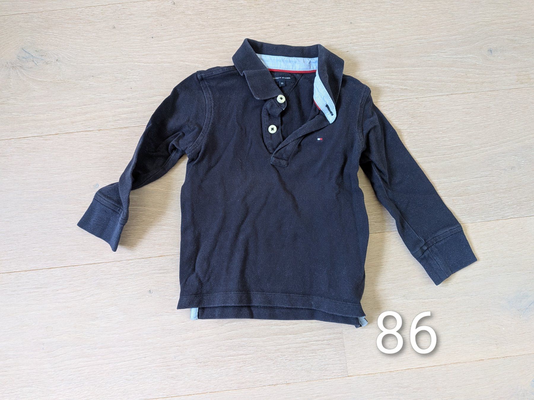 Tommy Hilfiger Maglioni & Felpe: Tommy Hilfiger Langarm-Polo | Gr. 86 – Nuovo (secondo la descrizione) da Appenzell-Steinegg venduto da AppenzellerIn