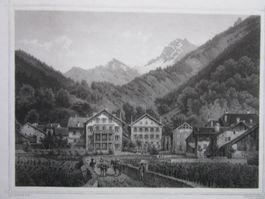 VEYTAUX     STAHLSTICH BLATTGRÖSSE CA. 34X25CM ZUSTAND GUT