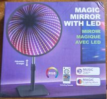 Magic Mirror LED Tischleuchte RGB mit Fernbedienung neu
