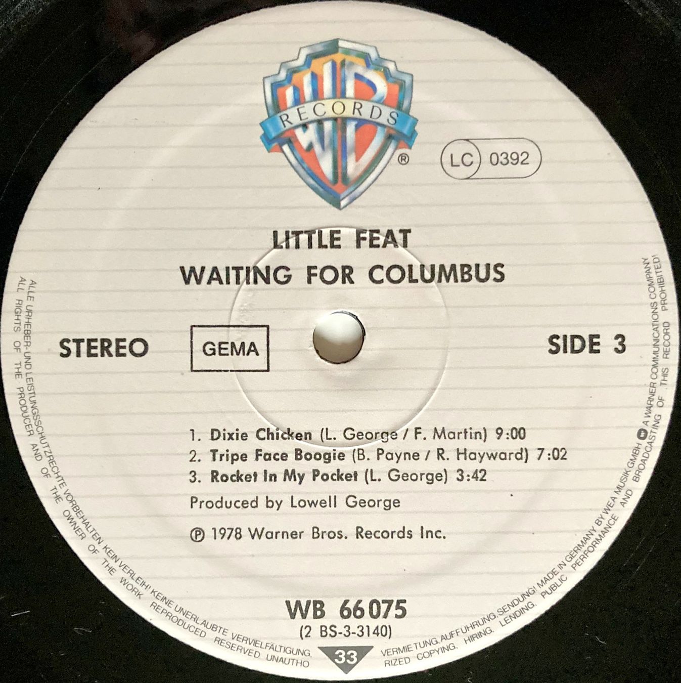 Dischi in vinile: LITTLE FEAT - WAITING FOR COLUMBUS – Usato da Bottens venduto da hotter-than-hell 3