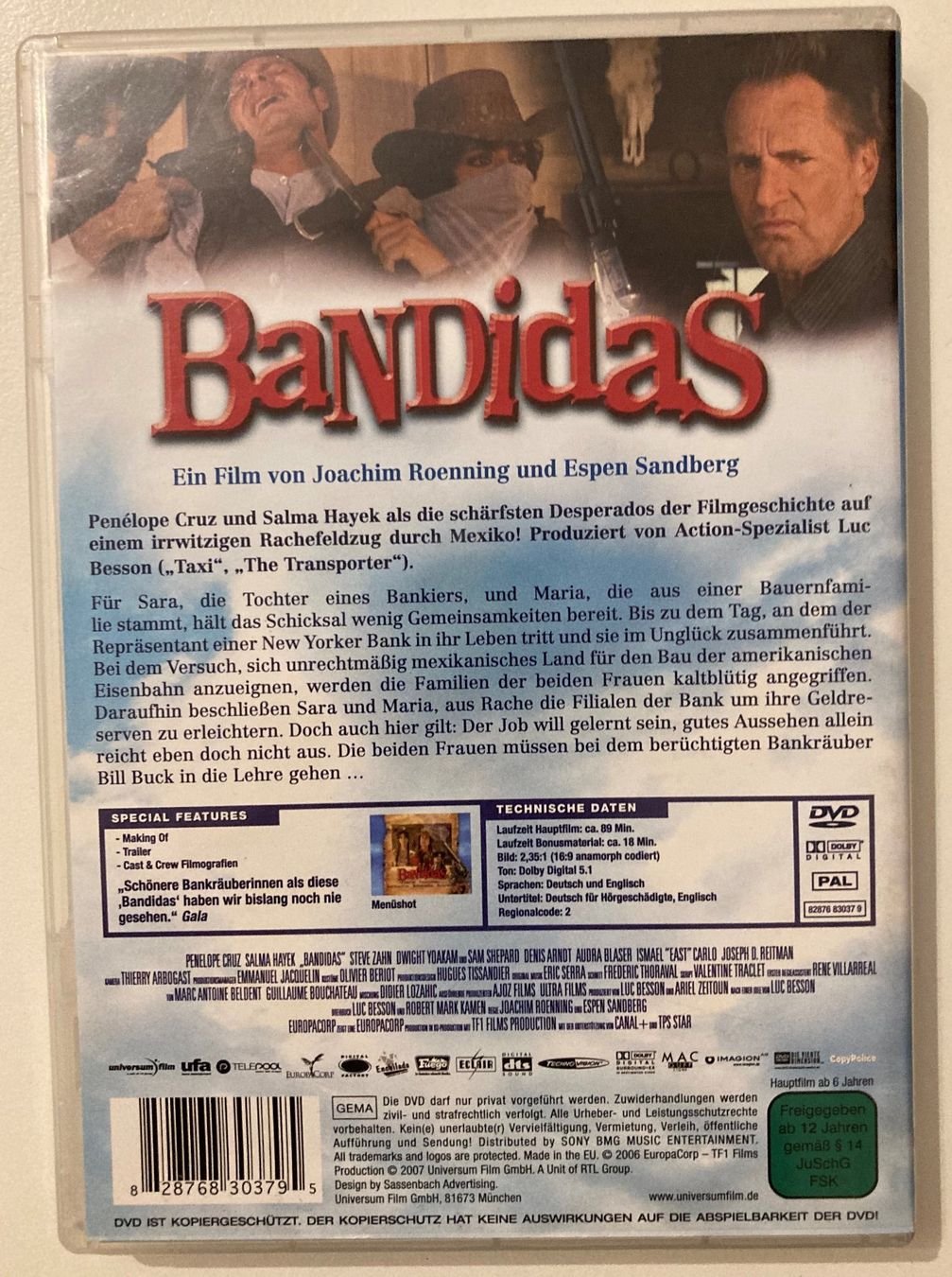Tutti i DVDs: DVD | BANDIDAS – Usato da Basel venduto da Nofretete39 1