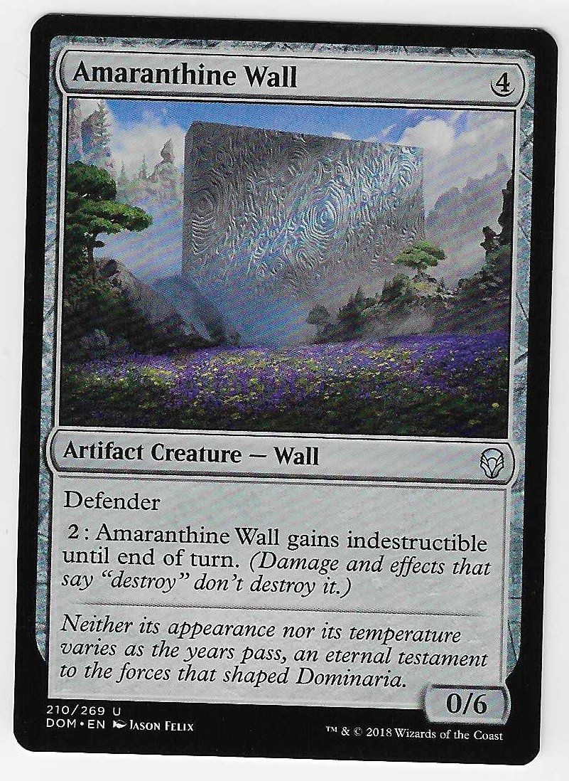 Magic The Gathering Carte collezionabili: [MTG] Amaranthine Wall [en] – Usato da Nyon venduto da LucidumMTG