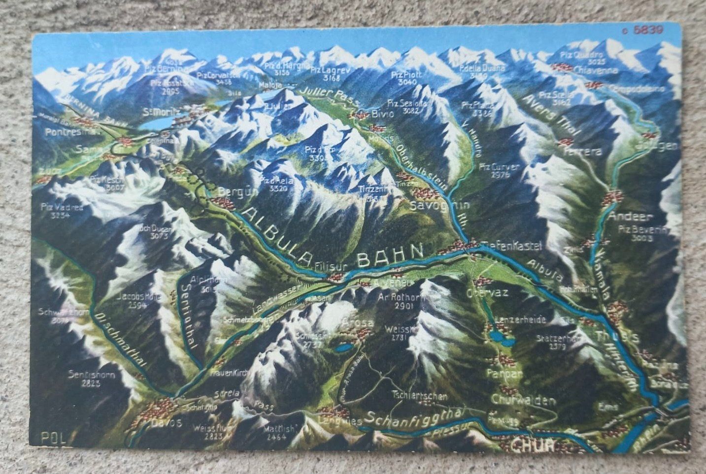 Cartoline postali: alte AK Albula Bahn – Usato da Burgdorf venduto da glasrabe01