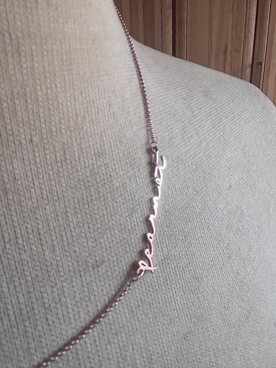 Catenine: Handmade Necklace,personalize charm. Rose Gold Plated . – Nuovo (secondo la descrizione) da Dübendorf venduto da S1973E 6