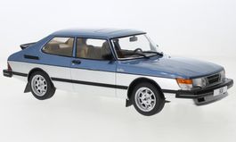 SAAB 900 TURBO 1981 BlAU/SILBER 1:18 MCG