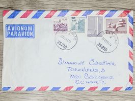CL06 Enveloppe + Timbre Jugoslavija 1983
