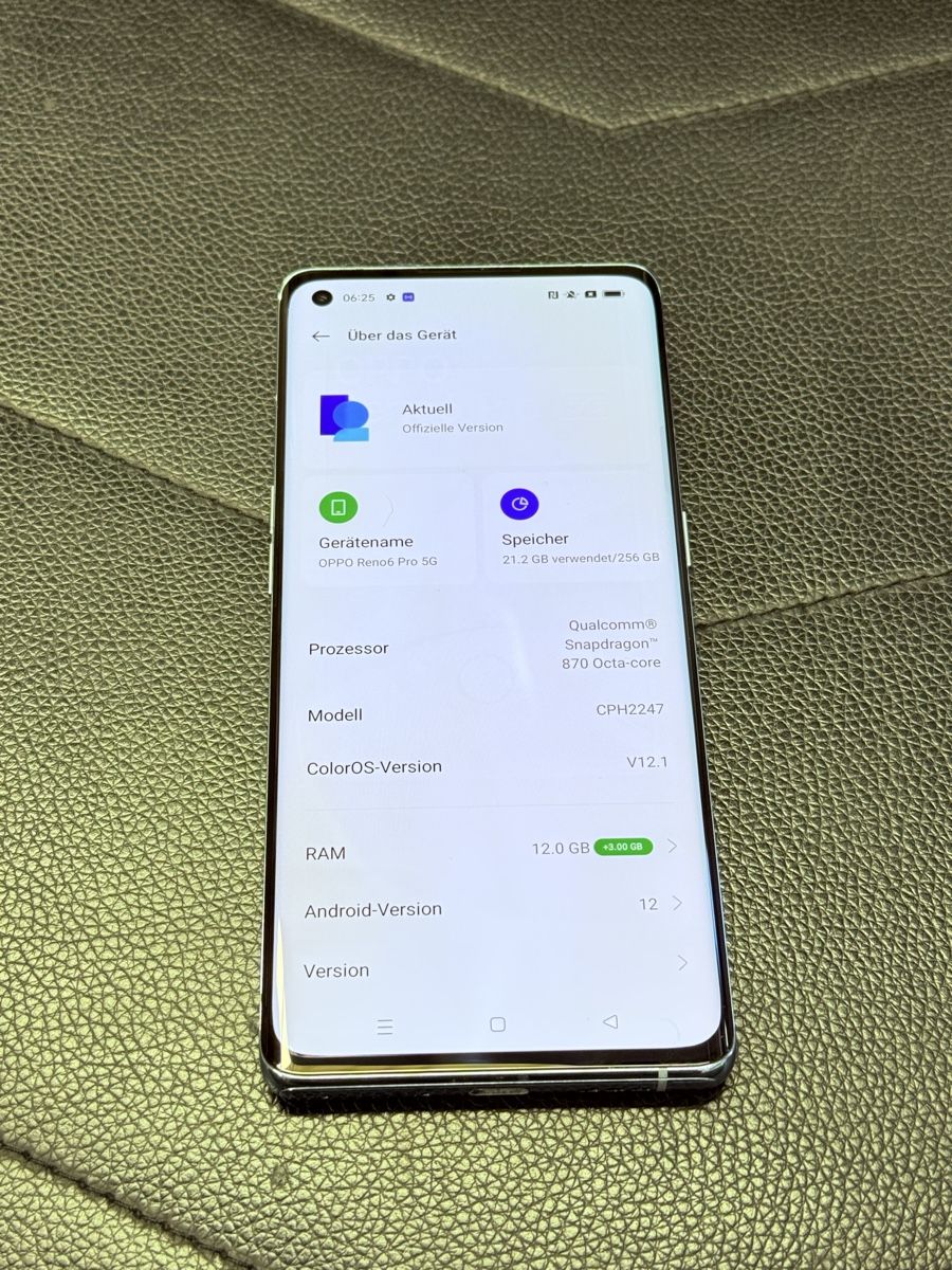 Oppo Handys / Smartphones: Oppo Reno 6Pro 5G 256 – Gebraucht aus Uster von jca_pr9r 1