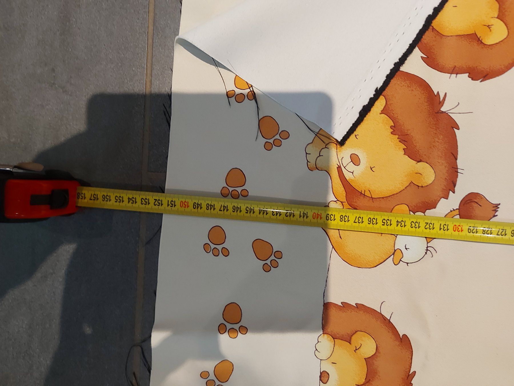Tende: Vorhangstoff dick Löwe mit Ente - Kinderzimmer – Nuovo (secondo la descrizione) da Trimbach venduto da Shanja99 3