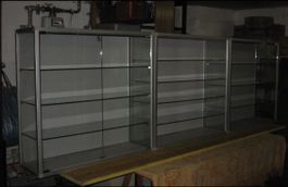 3 x Vitrine 