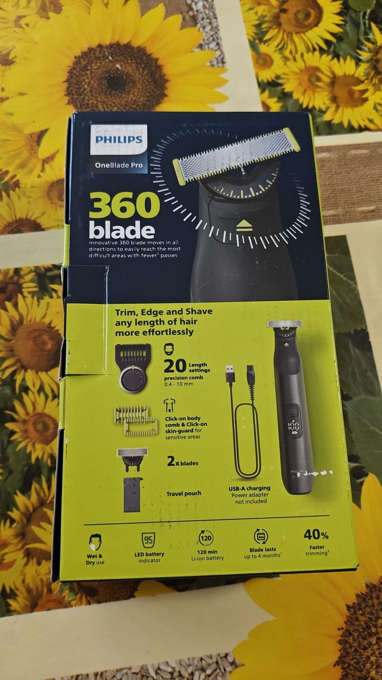 Philips Rasierapparate & Rasierklingen: Philips OneBlade Pro 360 Blade Barttrimmer neu – Gebraucht aus Rümlang von abd_6zst