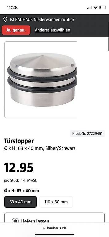 Türen: Türstopper – Gebraucht aus Boswil von Roman992 2