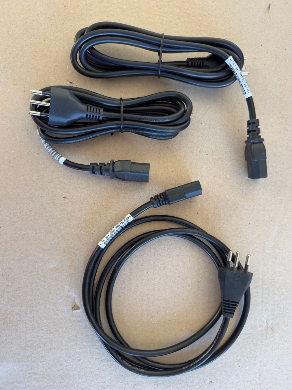 Hewlett Packard Kabel: Lot de 3 cables alimentation ordinateur imprimante – Neu und originalverpackt aus Yverdon-les-Bains von ele_z7jf