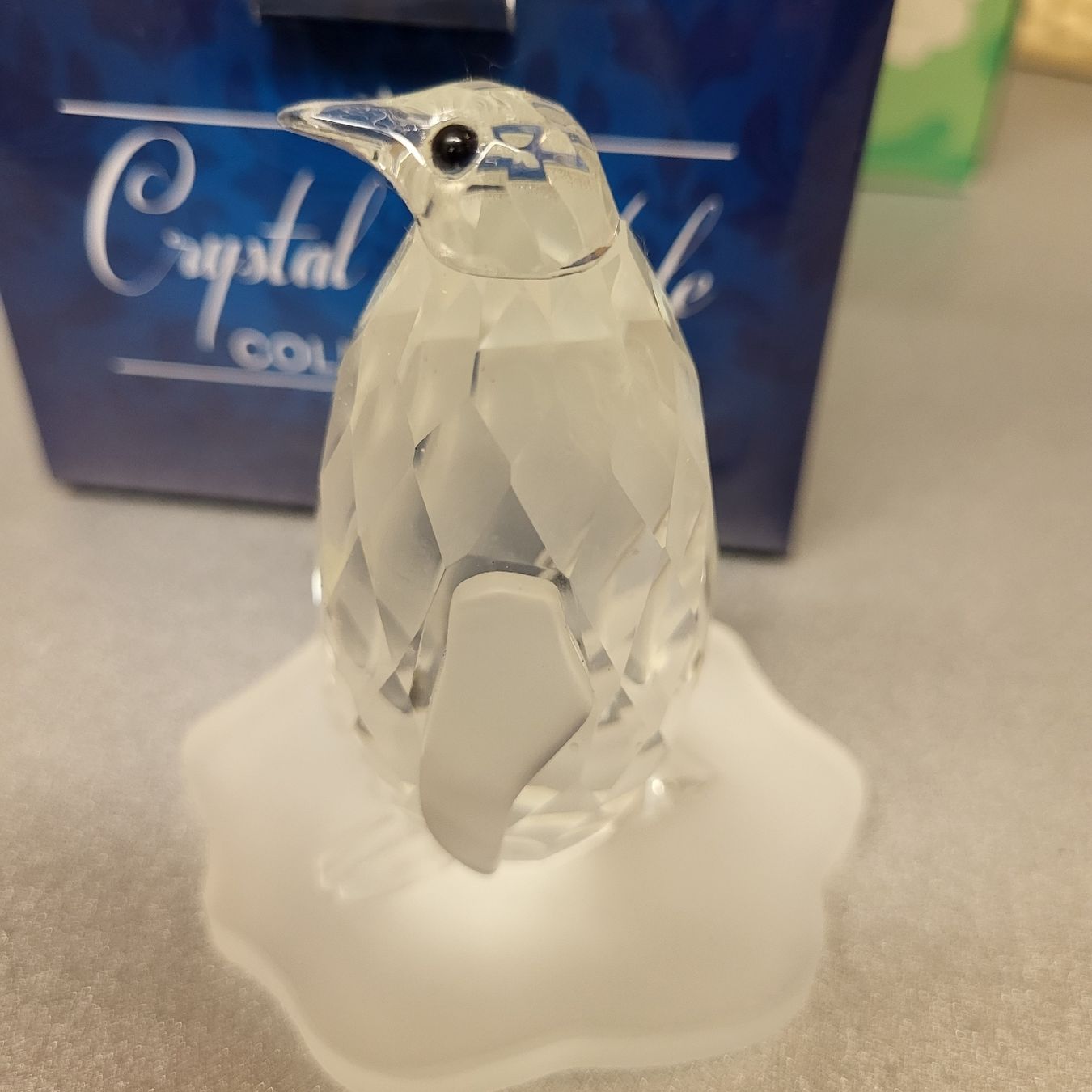 Statuette: Cristal Style Pinguin – Nuovo e nell'imballaggio originale da Kägiswil venduto da Megafi56
