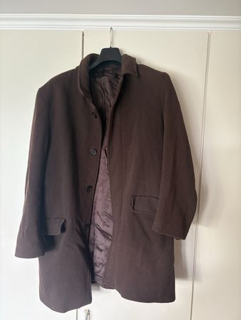 Wool and Cashmere Men's Overcoat