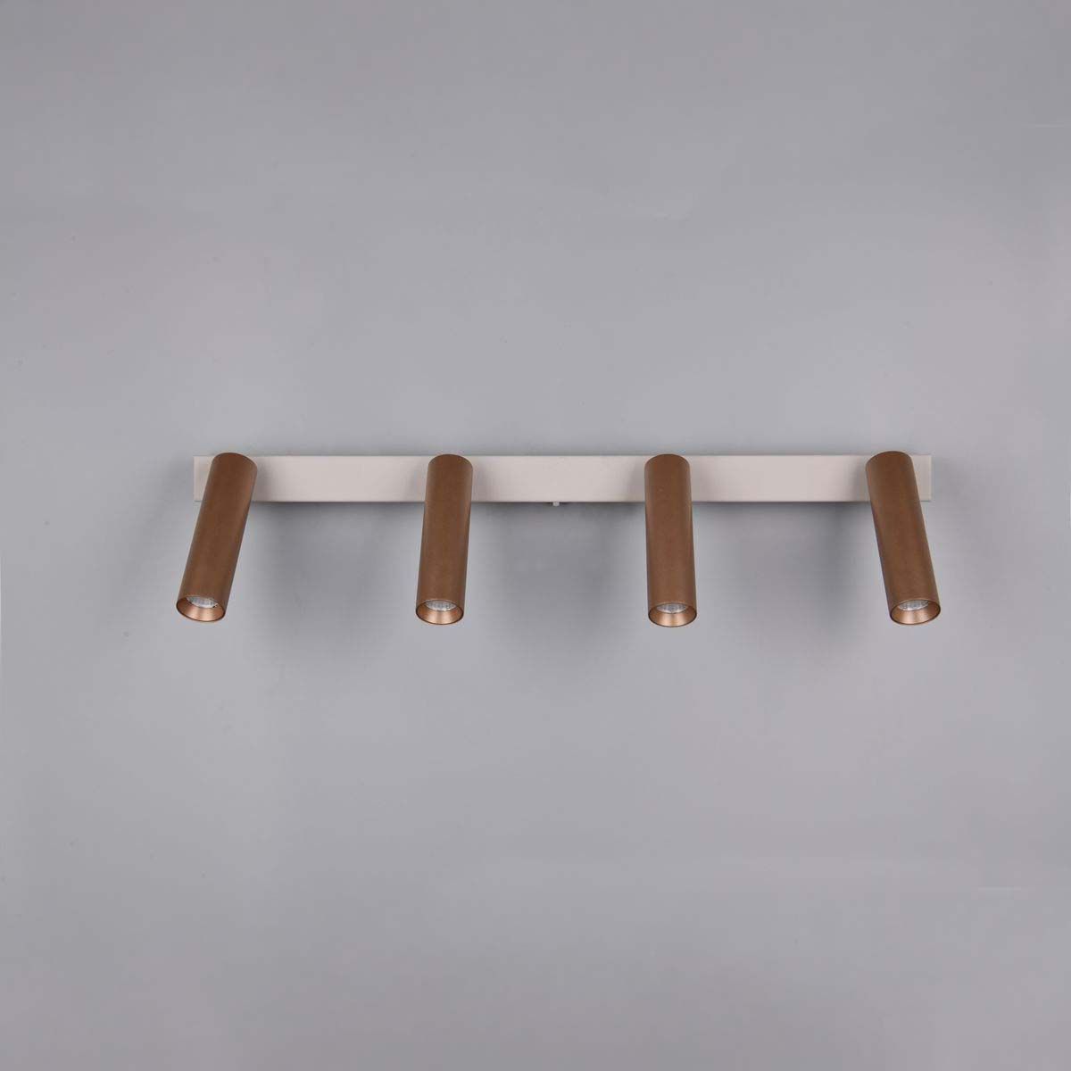 Lampade: 4er Strahler, Coffee, Grau, 65 cm x 4 cm – Nuovo (secondo la descrizione) da Kreuzlingen venduto da Smart-Light 6