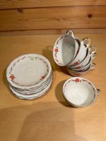 6 Espressotassen samt Untertellern