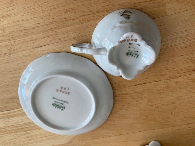 Set di piatti: Edelstein Bavaria 6-teiliges Teeservice mit Zuckerdose – Usato da Affoltern am Albis venduto da rollotomasi 2