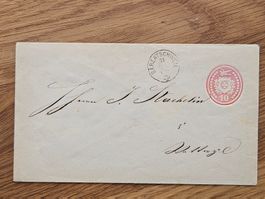 Tüblibrief Bärentschweil (rar) 1868 für 1.--