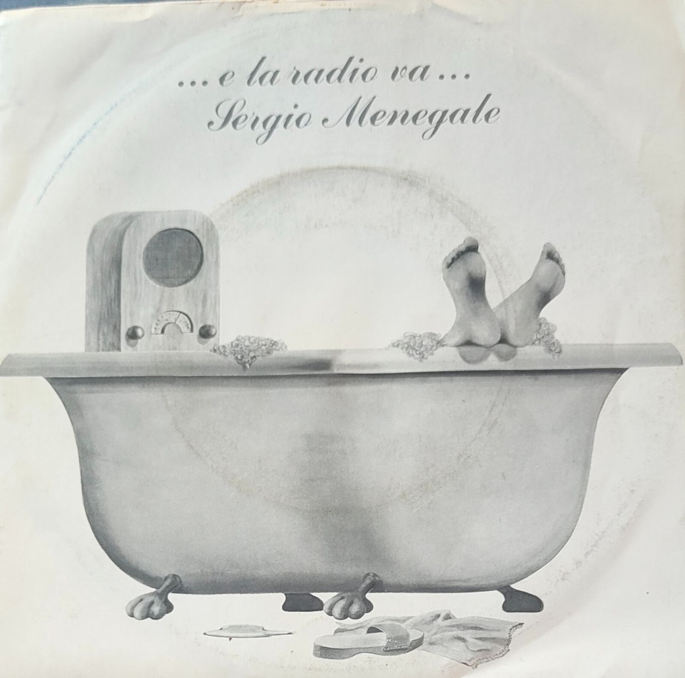 Dischi in vinile: inyl-Single Sergio Menegald - ...e La Radio Va... – Usato da Langenthal venduto da Modo39