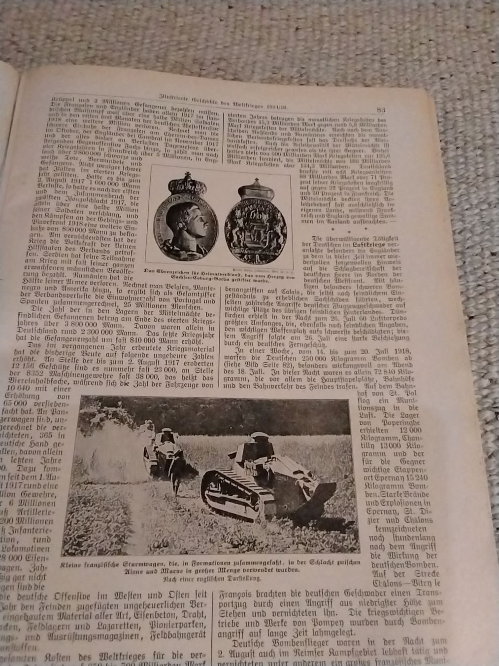 Bücher: Bücher antik vom 1. Weltkrieg – Gebraucht aus Stadel von Nwt 1