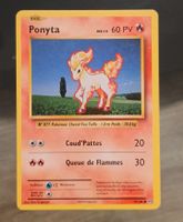 Carte Pokémon Ponyta - Edition de base - Etat Excellent