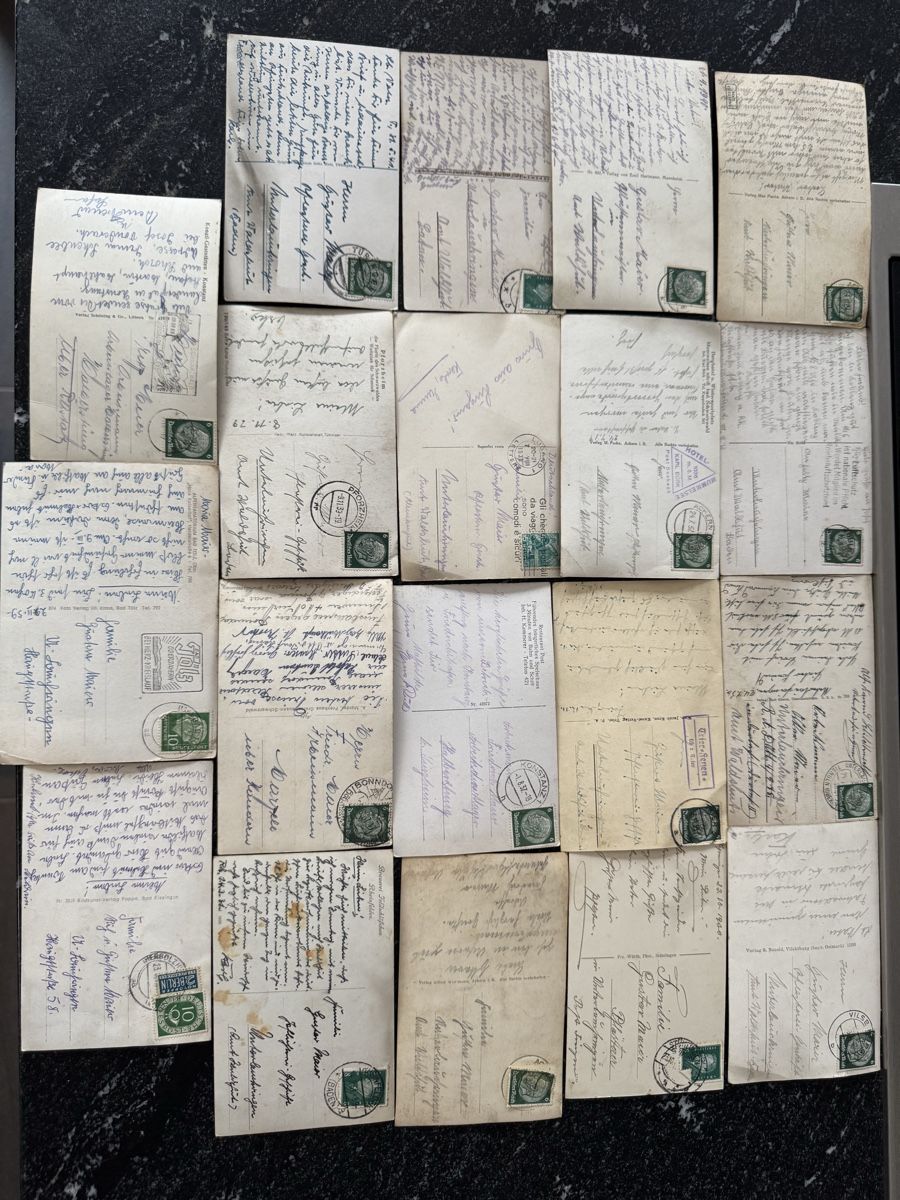 Cartoline postali: Konvolut 24 alte Postkarten / Ansichtskarten / Feldpost (192 – Usato da Vordemwald venduto da NightmareMoon 3