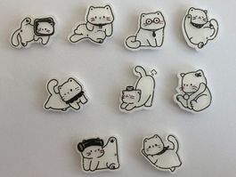 Kühlschrankmagnete Katzen 9er Set