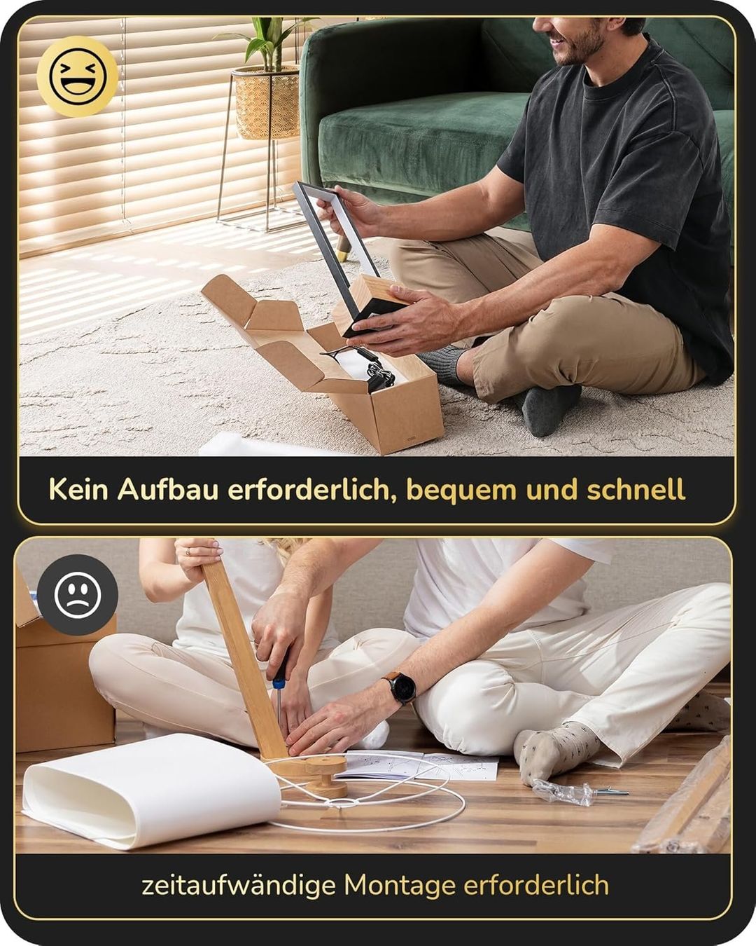 Lampade: Tischlampe Holz Touch Dimmbar 3 Farbtemperaturen – Nuovo e nell'imballaggio originale da Nuglar venduto da SmartLiving24 3