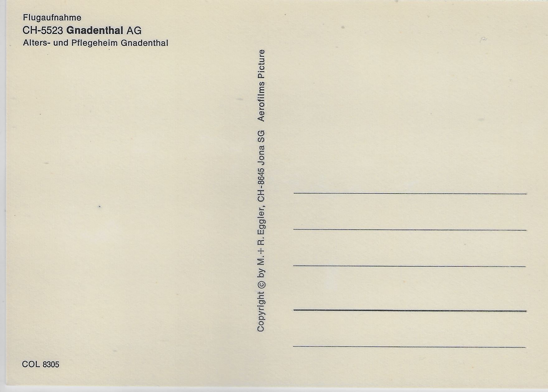 Cartoline postali: Flugaufnahme Gnadenthal AG – Antico da Ettingen venduto da Kartenplanet 1
