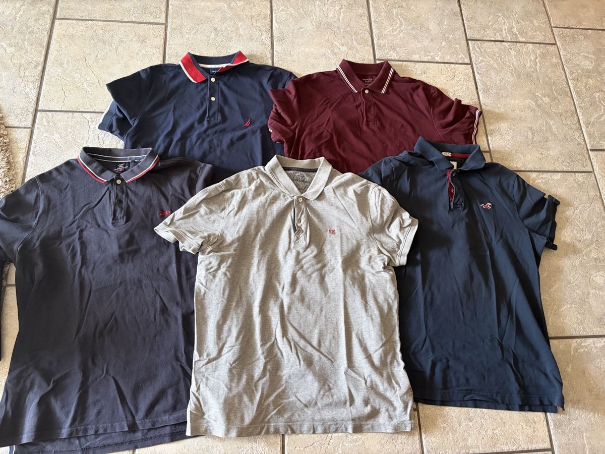 Magliette Polo: Herren Poloshirts 5 Stueck diverse Marken.  – Usato da Urdorf venduto da worldaround