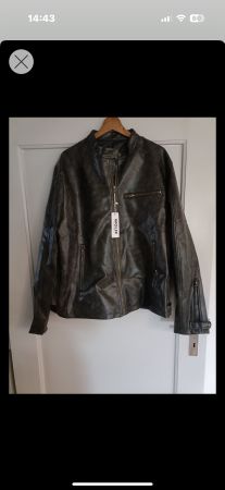 Jacke ; faux cuir WOLF pour femme, style motard