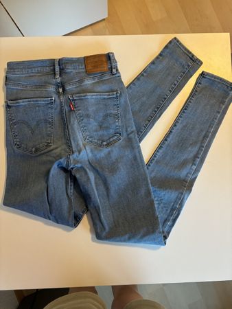 Levi's Mile High Super Skinny Jeans W28 L34 blue