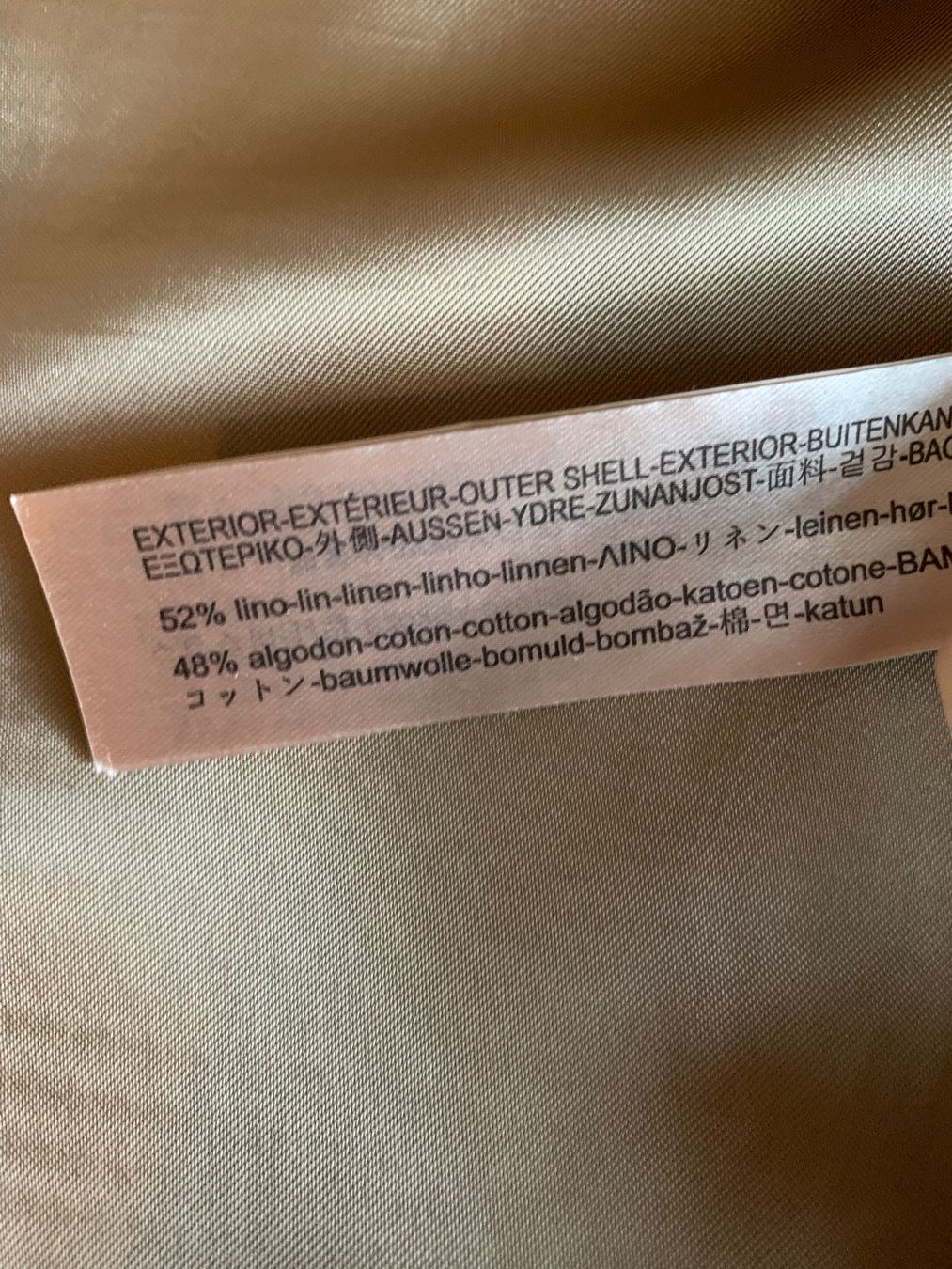Massimo Dutti Gonne: MASSIMO DUTTI Rock Gr. 40EU 52% Leinen + 48% Baumwolle – Usato da Interlaken venduto da Bona55 8