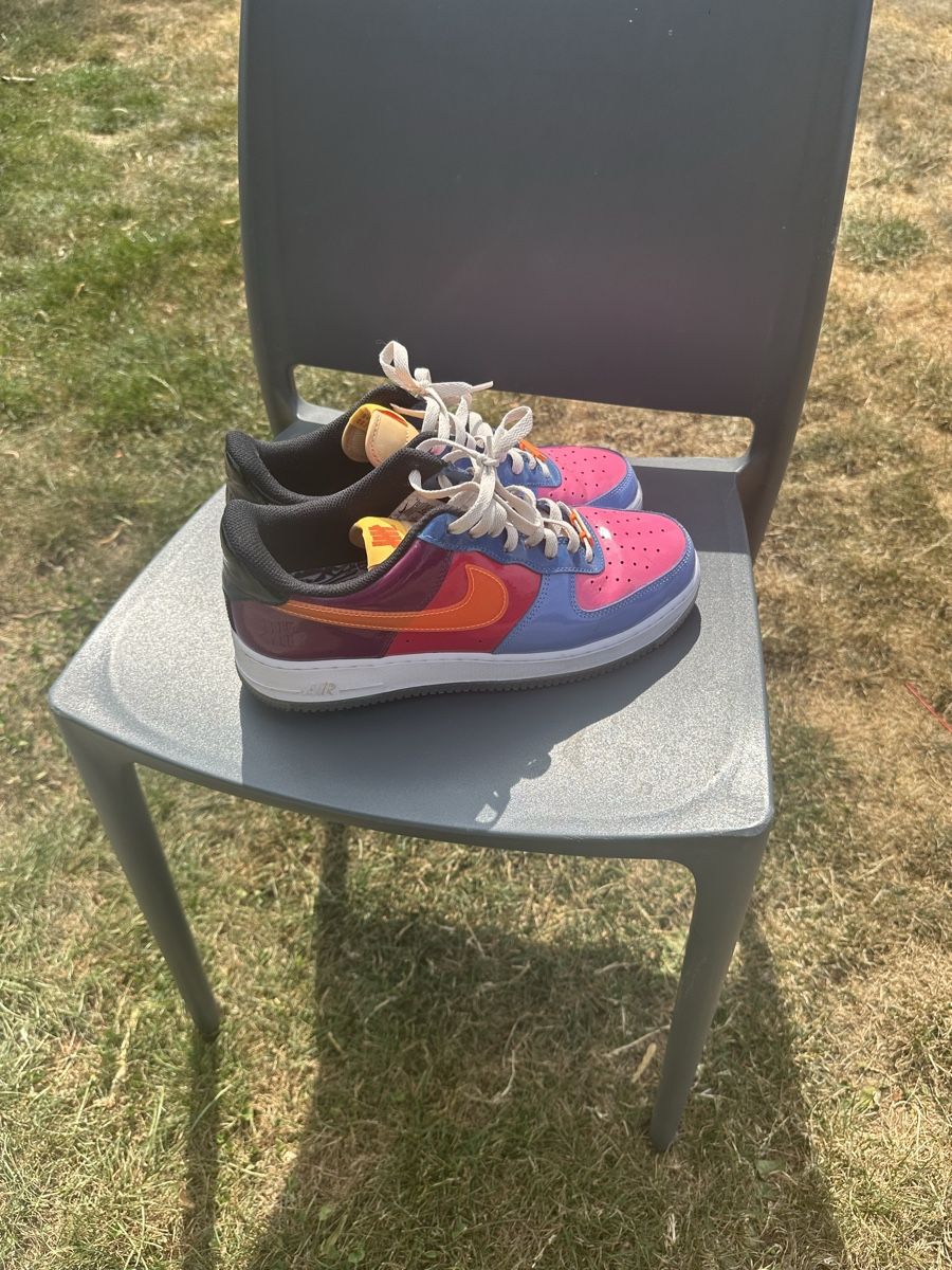 Nike Scarpe da uomo: Nike Air Force 1 x Undefeated Multi Patent Total Orange – Usato da Courgenay venduto da gig_7spf 2