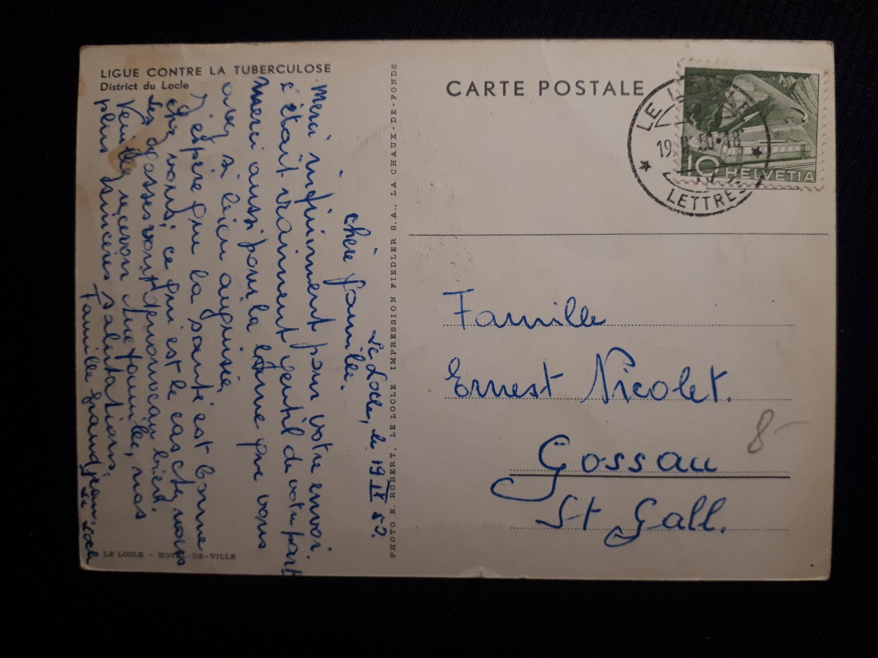 Cartes postales: . DISTRICT DU LOCLE - QUELQUES DEFAUTS – Défectueux à Ponto Valentino par giorgia06 1