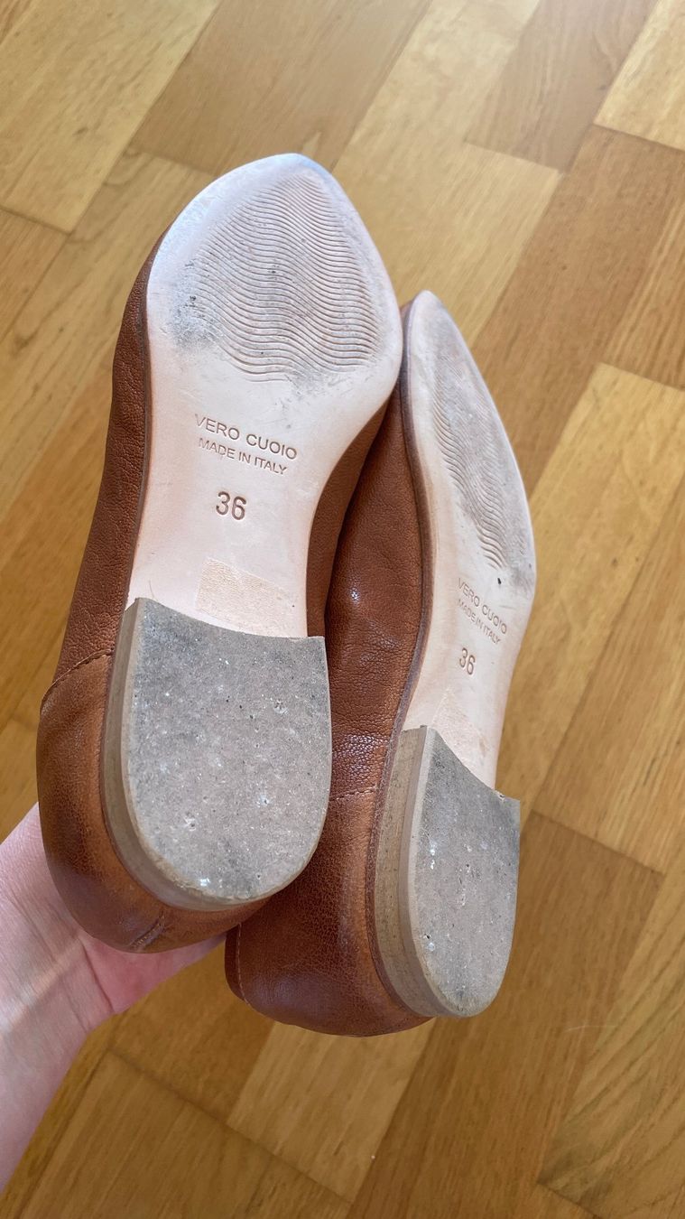 Damenschuhe: Lederschuhe passo per passo, Grösse 36 – Neu (gemäss Beschreibung) aus Burgdorf von Crown. 2