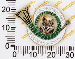 Pin Jagdhornbläser Wolfgang Davos