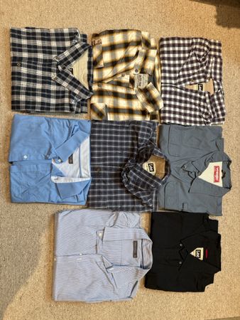 Herren Hemden Set Lee Wrangler Angelo Litrico gemischt